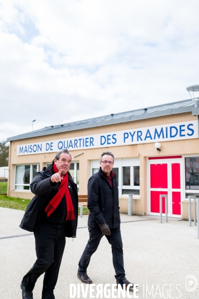 En tournée avec les militants de la France Insoumise