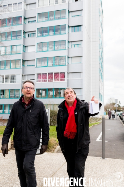 En tournée avec les militants de la France Insoumise