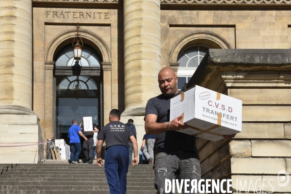 Déménagement du Palais de justice de Paris