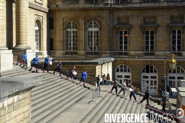 Déménagement du Palais de justice de Paris