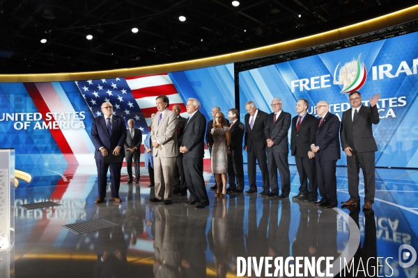 Iran : Rudy Giuliani USA au Conseil National de la résistance Iranienne à Paris