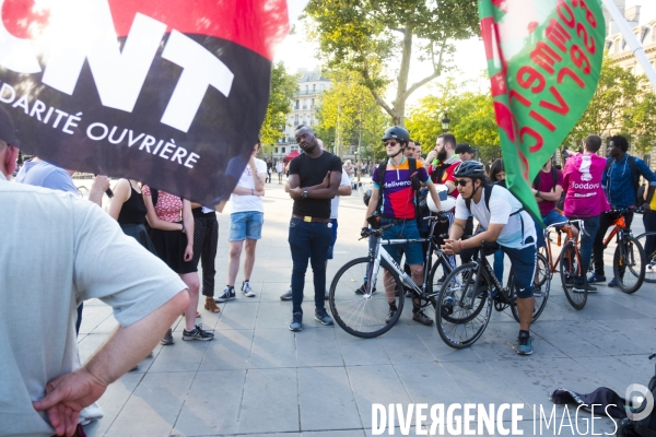 Grève des livreurs à vélo