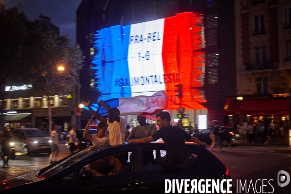 Qualification de la France en demi-finale Coupe du monde 2018