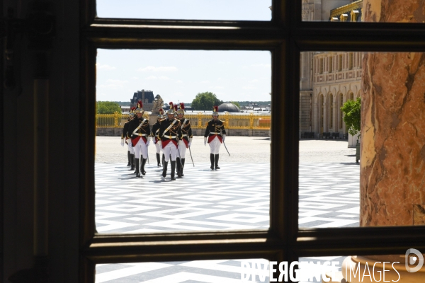 Emmanuel Macron devant le Congrès à Versailles