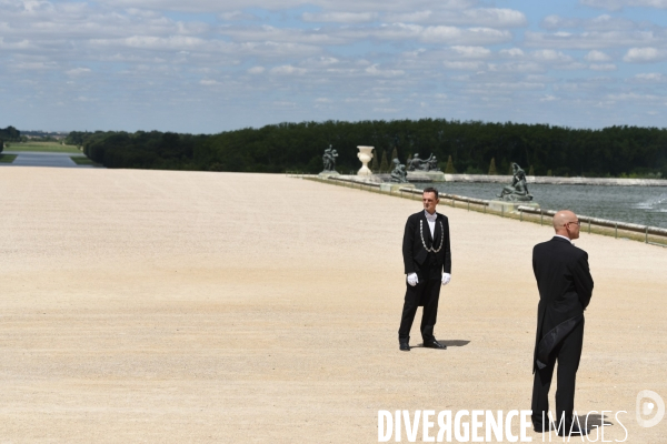 Emmanuel Macron devant le Congrès à Versailles
