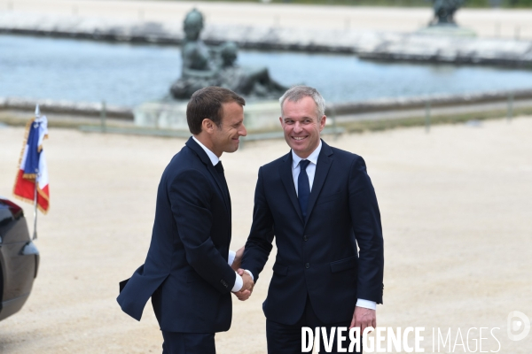 Emmanuel Macron devant le Congrès à Versailles