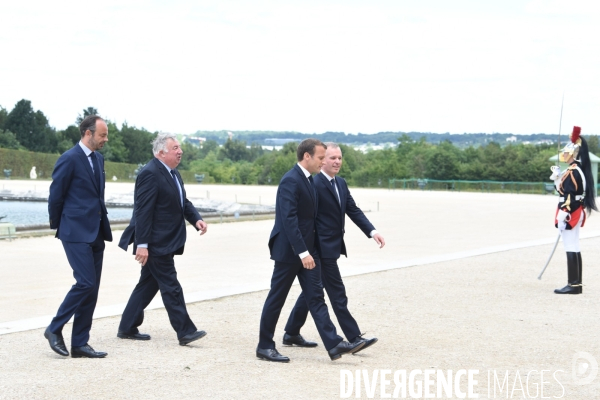 Emmanuel Macron devant le Congrès à Versailles