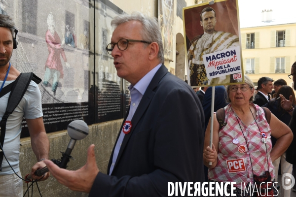 Emmanuel Macron devant le Congrès à Versailles