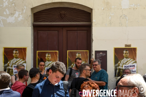 Emmanuel Macron devant le Congrès à Versailles