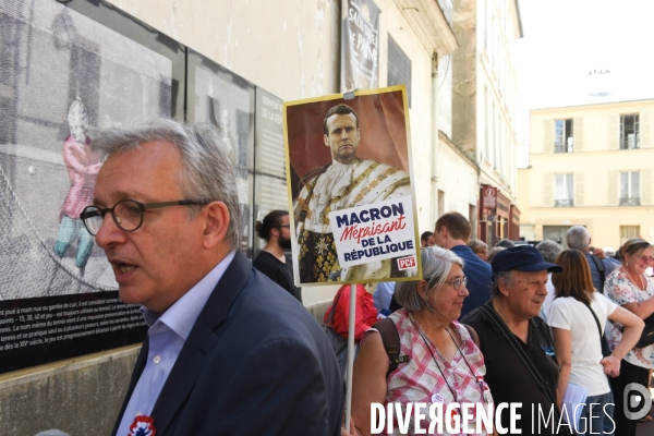 Emmanuel Macron devant le Congrès à Versailles