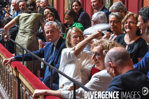 Emmanuel Macron devant le Congrès à Versailles