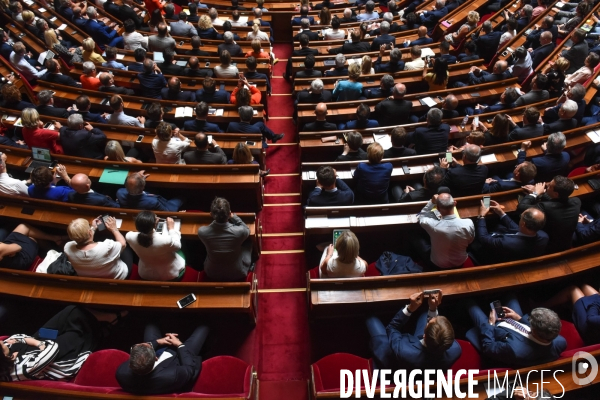 Emmanuel Macron devant le Congrès à Versailles