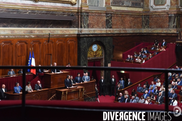 Emmanuel Macron devant le Congrès à Versailles