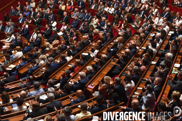 Emmanuel Macron devant le Congrès à Versailles