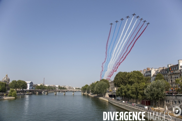 Defile du 14 juillet dans les airs