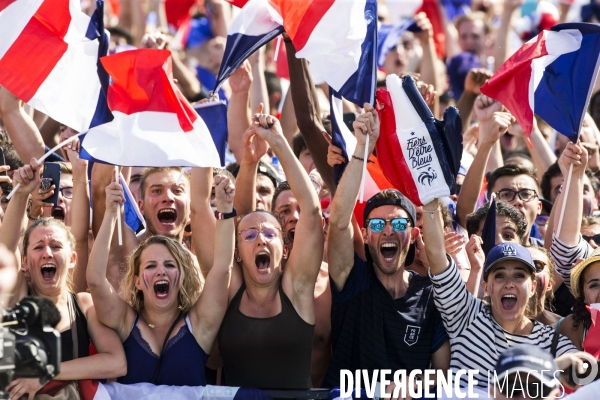 Finale du Mondial 2018 retransmise au Champ de Mars.