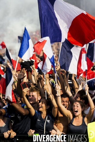 Finale du Mondial 2018 retransmise au Champ de Mars.