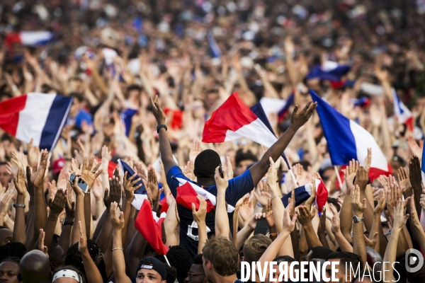 Finale du Mondial 2018 retransmise au Champ de Mars.