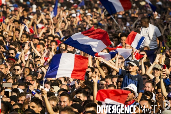 Finale du Mondial 2018 retransmise au Champ de Mars.