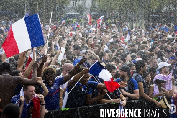 Finale du Mondial 2018 retransmise au Champ de Mars.