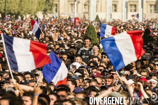 Finale du Mondial 2018 retransmise au Champ de Mars.