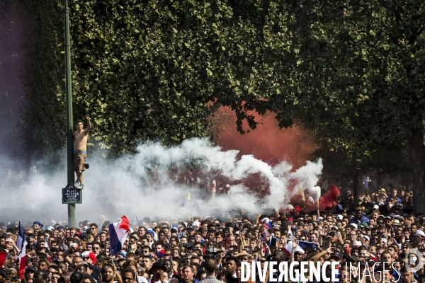 Finale du Mondial 2018 retransmise au Champ de Mars.