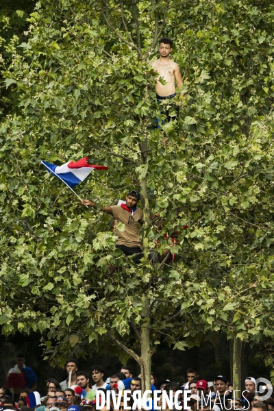 Finale du Mondial 2018 retransmise au Champ de Mars.