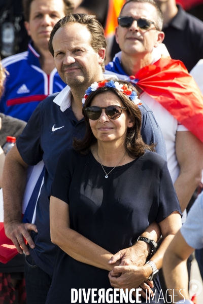 Finale du Mondial 2018 retransmise au Champ de Mars.