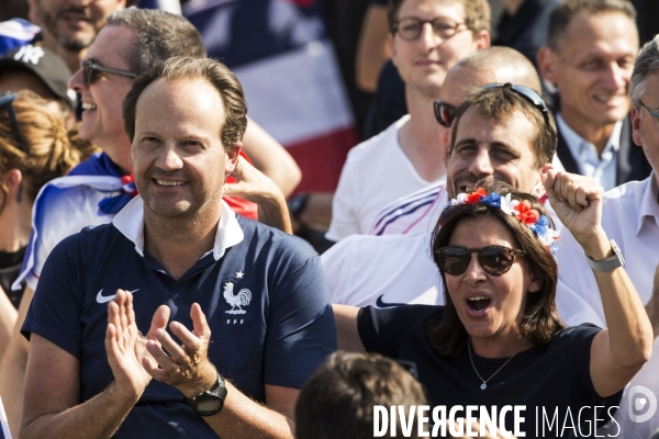 Finale du Mondial 2018 retransmise au Champ de Mars.