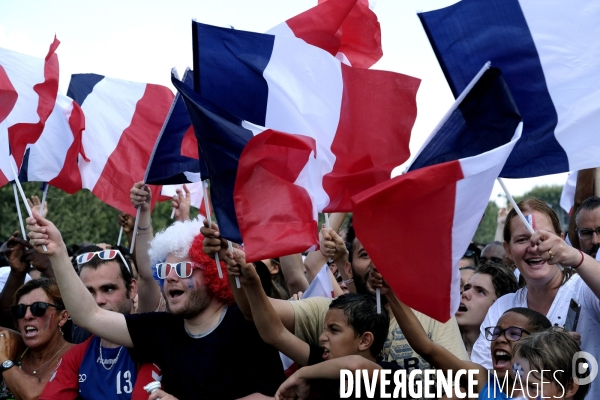 Coupe du monde de foot-ball 2018 Paris.