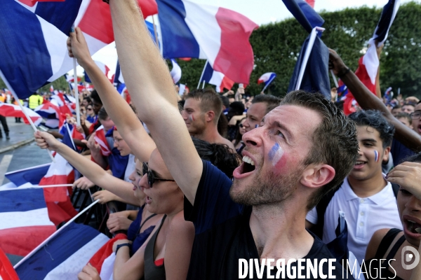 Coupe du monde de foot-ball 2018 Paris.