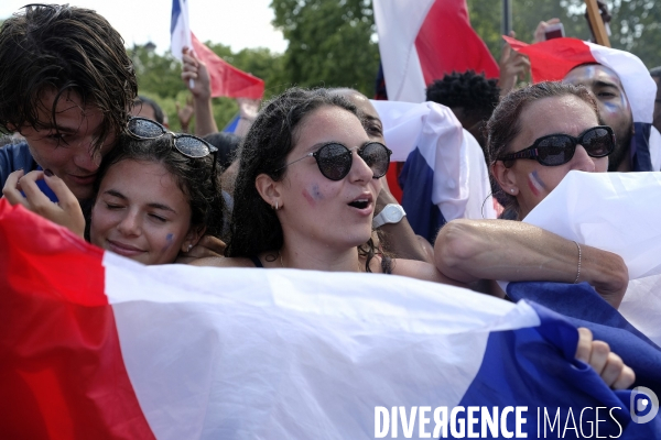 Coupe du monde de foot-ball 2018 Paris.