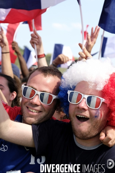 Coupe du monde de foot-ball 2018 Paris.