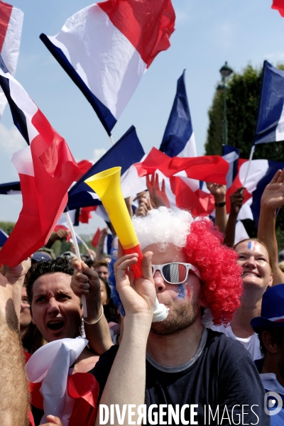 Coupe du monde de foot-ball 2018 Paris.