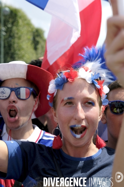 Coupe du monde de foot-ball 2018 Paris.