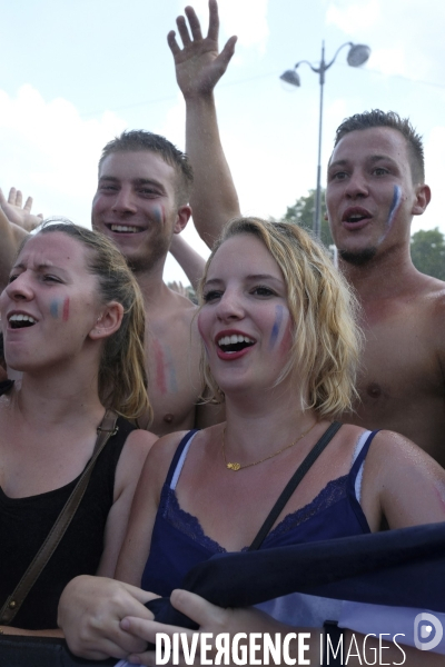 Coupe du monde de foot-ball 2018 Paris.