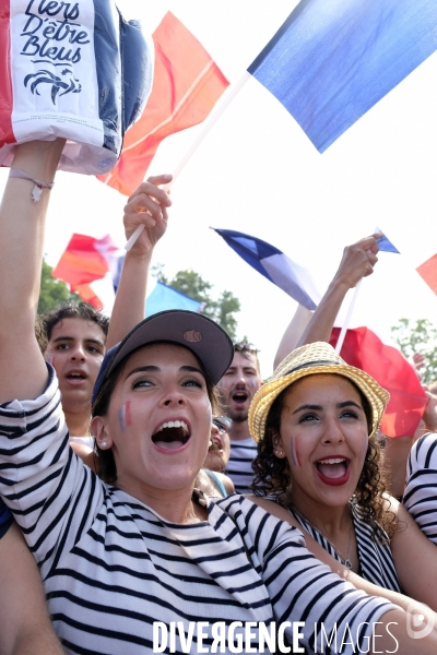 Coupe du monde de foot-ball 2018 Paris.