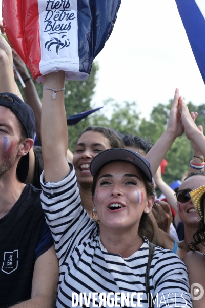 Coupe du monde de foot-ball 2018 Paris.