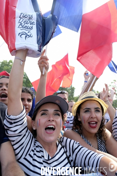 Coupe du monde de foot-ball 2018 Paris.