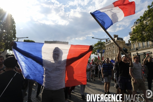 Coupe du monde de foot-ball 2018 Paris.