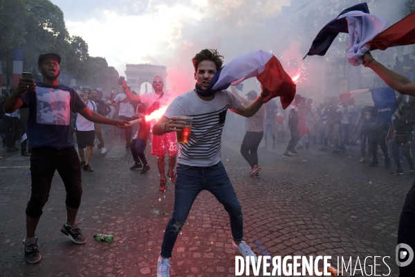 Coupe du monde de foot-ball 2018 Paris.