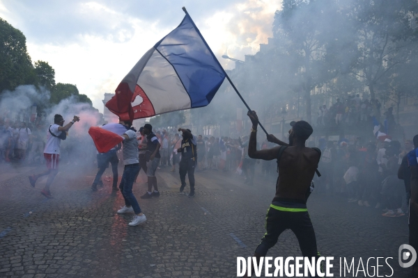 Coupe du monde de foot-ball 2018 Paris.