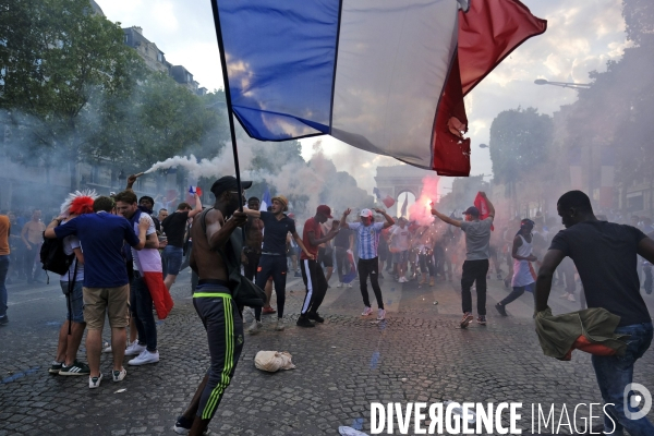 Coupe du monde de foot-ball 2018 Paris.