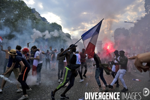 Coupe du monde de foot-ball 2018 Paris.