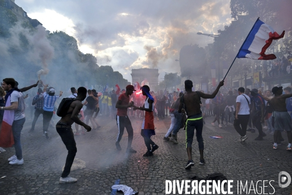 Coupe du monde de foot-ball 2018 Paris.