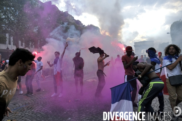 Coupe du monde de foot-ball 2018 Paris.