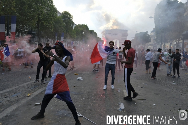 Coupe du monde de foot-ball 2018 Paris.