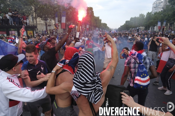 Coupe du monde de foot-ball 2018 Paris.