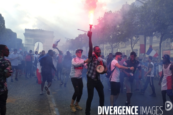 Coupe du monde de foot-ball 2018 Paris.