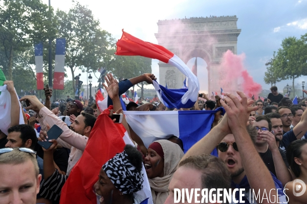 Coupe du monde de foot-ball 2018 Paris.